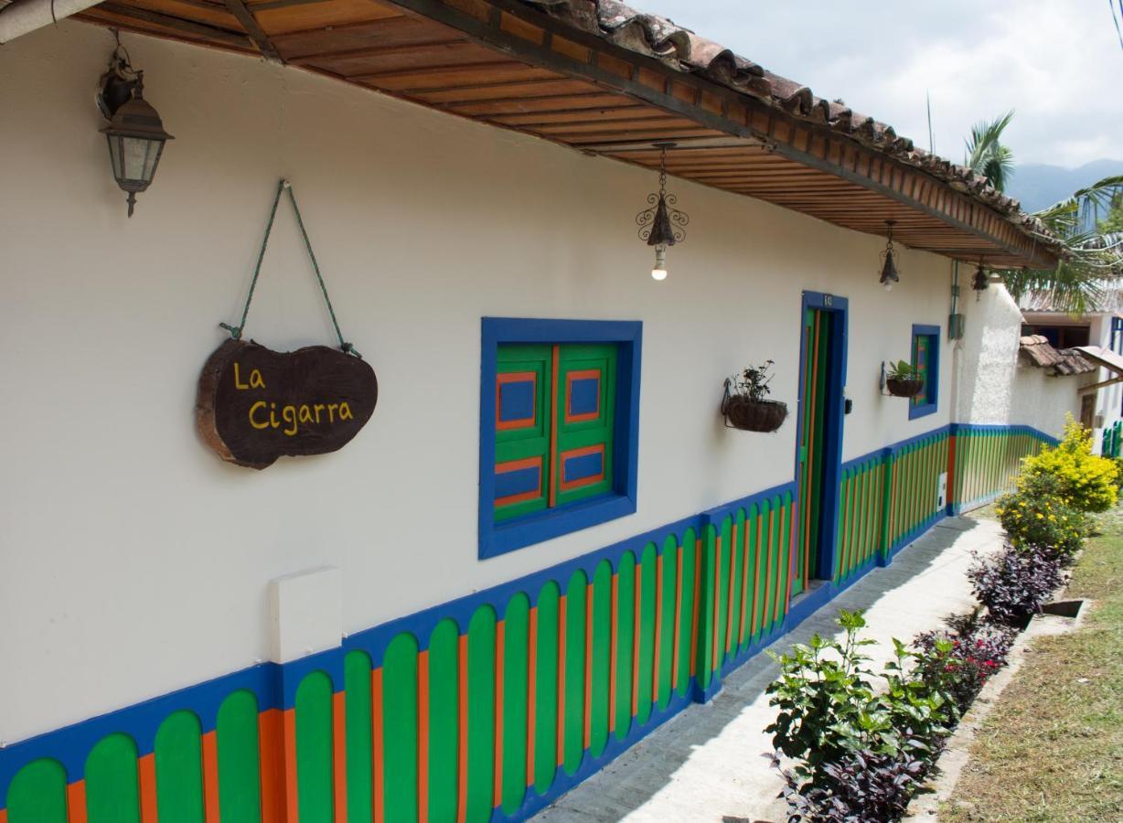 La Cigarra Casa De Huespedes Hotel Salento Buitenkant foto